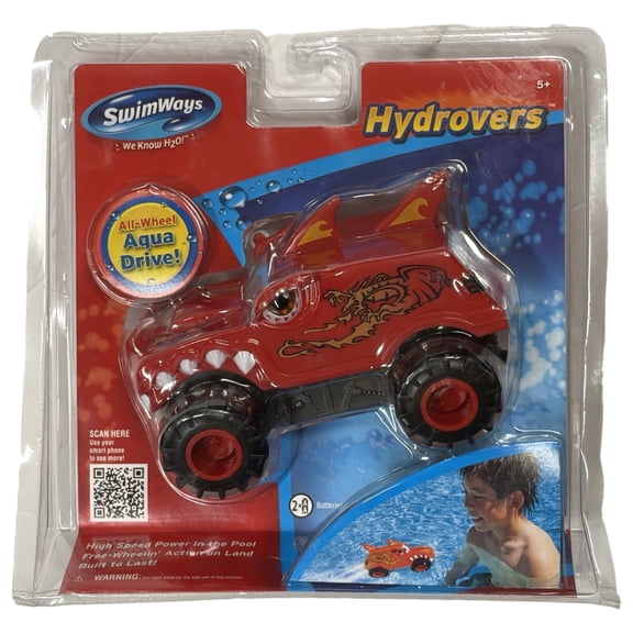 Swim Ways Hydrovers Swimming Pool Toy Red Monster Truck