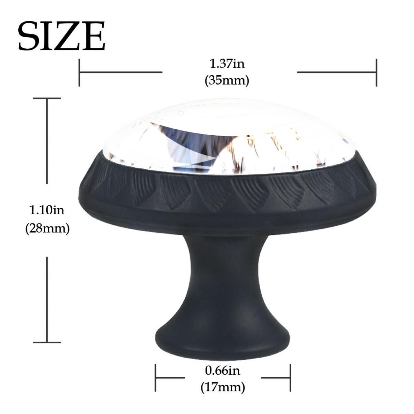 4 Pcs Eagle and American Flag Knobs for Kitchen Cabinet Cupboard Dresser Bookcase Drawer Pulls Handles Round Home Decor