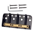 thumbnail image 4 of Runquan Bass Bridge Assembly Tailpiece Fixed Fixed Bridge for Bass Replacement Parts Black, 4 of 8