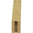 thumbnail image 4 of Ekena Millwork 3"W x 8"D x 12"H Burlington Rough Cedar Woodgrain TimberThane Knee Brace, Primed, 4 of 6