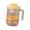 yellow, variant on Greek Yogurt Strainer Soya Bean Milk Filter Cup with Lid Non Woven Fabrics for Family Kitchen