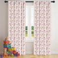 thumbnail image 5 of Blackout Kids Curtains,Pink Striped Cartoon Unicorn Pattern Childrens Insulated Curtains Set Of 2,Bedroom Essentials,Toddler Room Decor 42"x84", 5 of 5