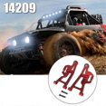 thumbnail image 3 of Rc Car Front Lower Swing Arm Components For Go 1/14 14209 14210 H14bm Rc Car Upgrade Parts Red Edition 0709, 3 of 5