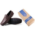 thumbnail image 2 of Gallery Seven Driving Shoes for Men - Casual Moccasin Loafers - Saddle Brown - US-12D(M)|UK-11.5|EU-45, 2 of 6