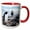 Red/White, variant on 3drose, Gentoo Penguin at Neko Harbor, Antarctica - An02 Mgl0038 - Miva Stock, 11oz Magic Transforming Mug