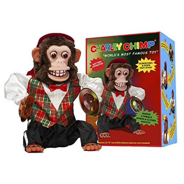 Charley Chimp Cymbal-Playing Monkey - Walmart.com - Walmart.com