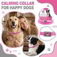 thumbnail image 4 of 24 Inch Dog Anxiety Relief and Soothing Collar Adjustable Pet Calm Strap for Stress Reduction during Travel and Home, Pink Size S, 4 of 4
