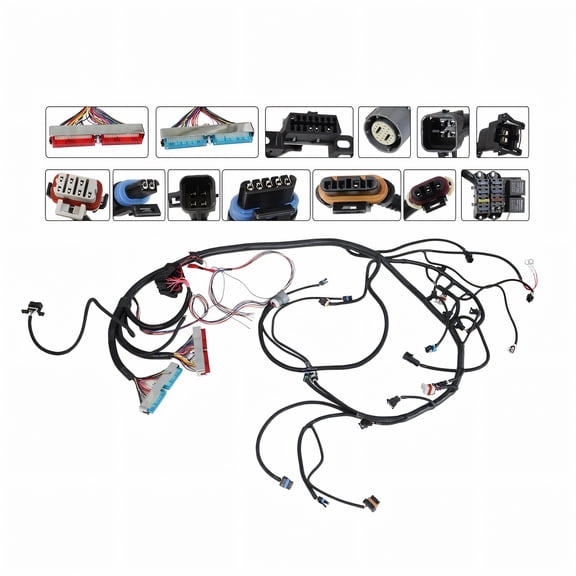 NURATIT 4L80E Standalone Wiring Harness for 97-06 DBC LS1 4.8L 5.3L 6.0L Vortec Engines - Drive by Cable Throttle Body