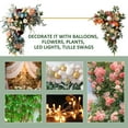 thumbnail image 4 of Outsunny 6.6FT x 6.6FT Gold Wedding Arch Backdrop Stand for Birthday Party, 4 of 10