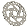 thumbnail image 4 of Rotor De Freno De Disco De Bicicleta, Freno De Disco De 100mm 6 Agujeros, Piezas De Repuesto De Bicicleta De Acero De Alta Dureza Para Accesorios De Bicicleta De Carretera De Bicicleta De Montaña, 4 of 5