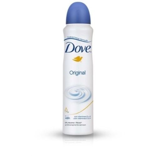 Dove Original Anti-Perspirant Deodorant 48h Spray 150 ml / 5 fl oz (6-Pack)