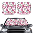 thumbnail image 2 of Haiem Watercolor Flowers Car Windshield Sun Shade (2 Pieces) Foldable Windshield Sun Shade Car Accessories for Truck SUV Pickup-Small, 2 of 7