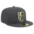 thumbnail image 3 of Men's New Era  Charcoal Vegas Golden Knights Core 59FIFTY Fitted Hat, 3 of 6