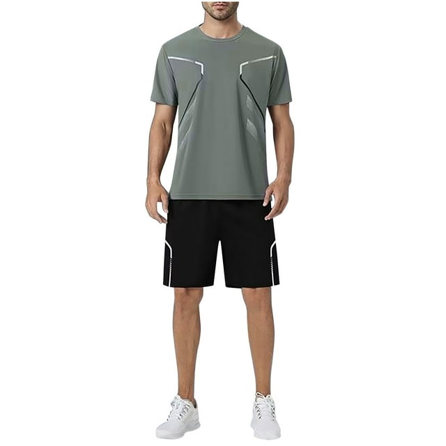 Cameland Summer Outfits For Men Set Men's Tracksuits 2 Piece Jogging Suits Casual Sports Sweatsuits Track Suits Set