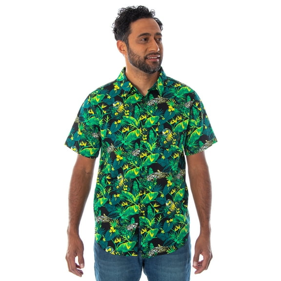 Star Wars Men's Millennium Falcon And R2-D2 Tropical Hawaiian Shirt