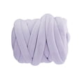 thumbnail image 2 of 250G Chunky Yarn 18.6 Yards Super Bulky Yarn for Craft Braided Knot Crochet Light Violet, 2 of 8