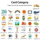 thumbnail image 3 of Tarjetas didácticas educativas Kidzdo para niños pequeños con música de 540 palabras, 3 of 6