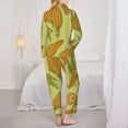 thumbnail image 5 of Bingfone Womens Pajama Sets Corn Print,Long Sleeve Loungewear Pajamas Set-Medium, 5 of 9