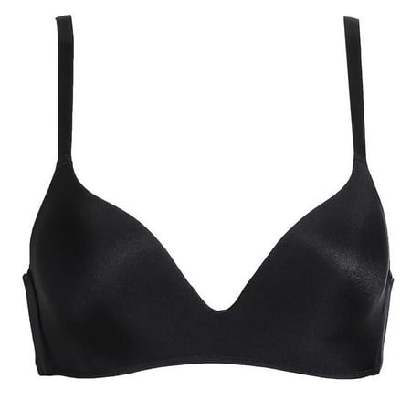 

Comfortable Seamless Bras Fashion Sexy Wire Free Women Lingerie Highlight Push Up Bra Full Temptation Solid Bra Black 70B