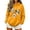 Orange, variant on Hurxie Halloween Hoodie Women Long Sleeve Sweatshirt Ghost Graphic Hoodie Pumpkin Sweatshirt Cute Spooky Tops Fall Holiday Outfit, Halloween Party Wear