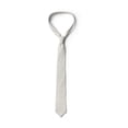 thumbnail image 3 of Abstract Necktie, Basic and Modern Hexagons, Dress Tie, 3.7", Eggshell and White, by Ambesonne, 3 of 3