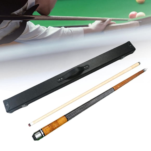 DYNWAVECA Pool Cue Billiard Cue with Cue Case Full Size 58 inch Snooker Cue Billiard Pool Stick for Beginners Billiard Players Training Brown
