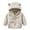 Grey, variant on Zecgelong Baby Girls Boys Jacket Bear Ears Hooded Outerwear Zipper Warm Winter Coat Size 18-24 Months
