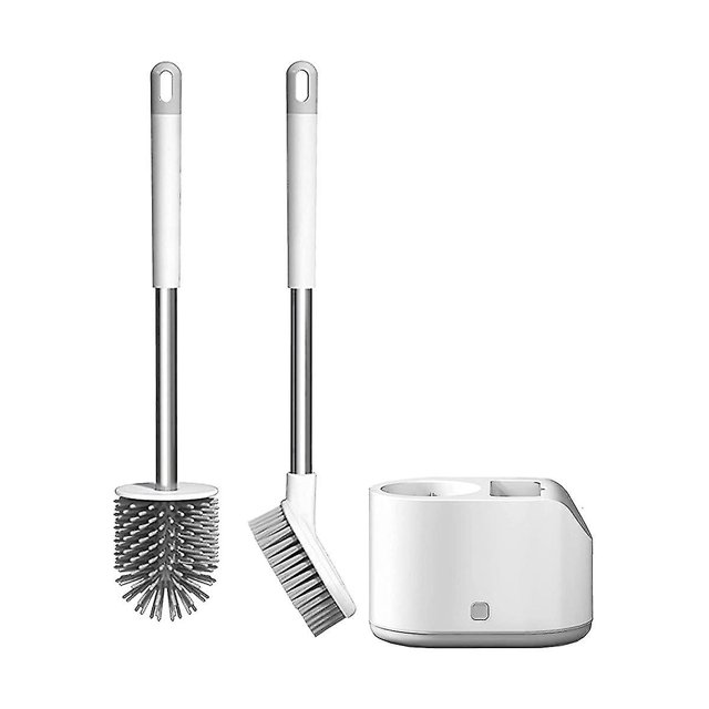Toilet brush with holder Bathroom cleaning accessories Brush cleaner ( 1)