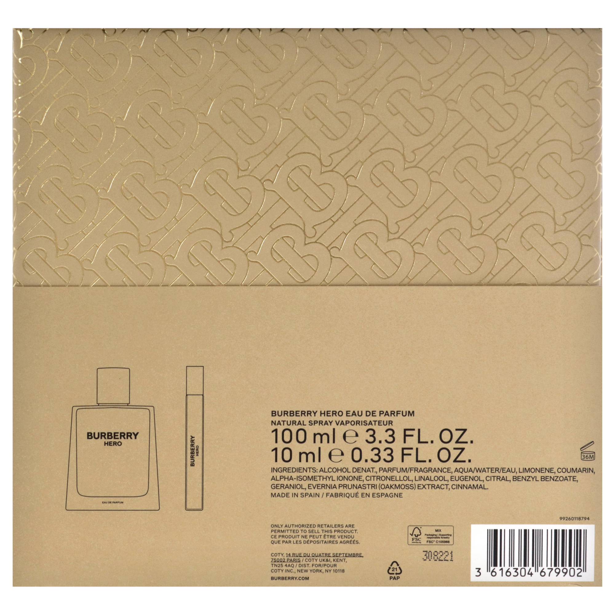 Burberry Hero Eau de Parfum Gift Set, 3.3 oz photo 6