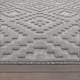 thumbnail image 3 of Paco Home Indoor & Outdoor Rug with Moroccan Pattern in Grey - 5'3" x 7'3" (5'x7'), 3 of 5