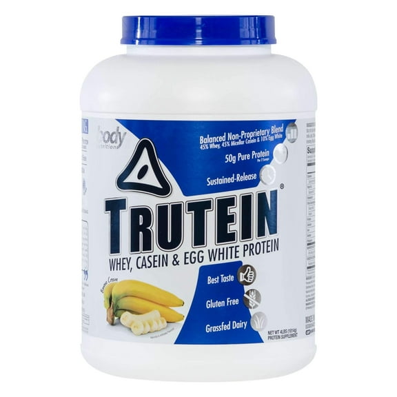 Body Nutrition Trutein Flavor: Banana Cream, Size: 4 lb. (1814g)
