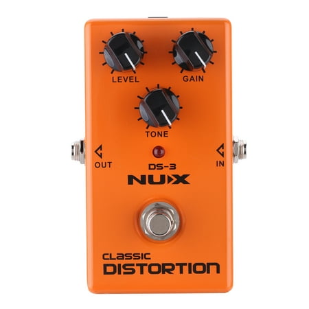 NUX Classic Distortion Electric Guitar Effect Pedal True (Best Distortion Pedal For The Money)