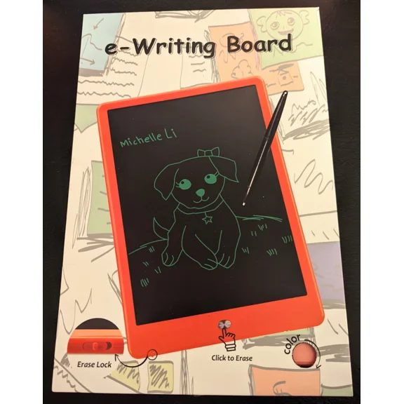New 10" Lcd Writing Tablet Electronic Colorful Doodle Board Drawing Pad For Kids