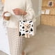 thumbnail image 1 of Fashion Handbag Tote with Bear Doll Durable Rope Handle Cute Canvas Large Capacity Portable Shoulder Bag for Women Ladies Student Talla única BLESIY Bolso lindo oso, 1 of 8