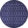 thumbnail image 1 of Ahgly Company Indoor Round Persian Blue Traditional Area Rugs, 6' Round, 1 of 4