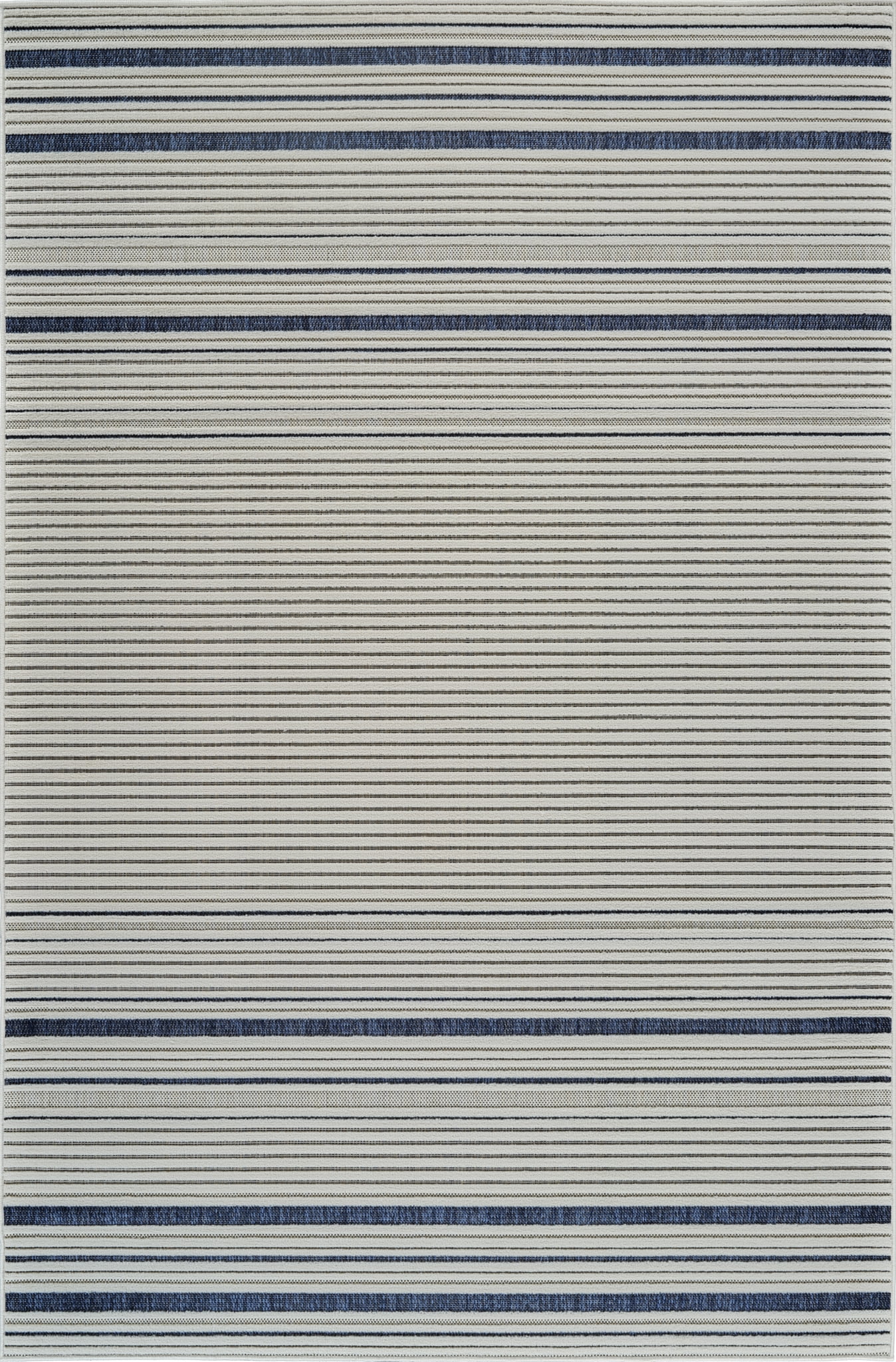 Rug Branch Maise Abstract Indoor Outdoor Area Rug, Cream Blue, Modern - Entryway, Hallway, Bathroom, and Kitchen