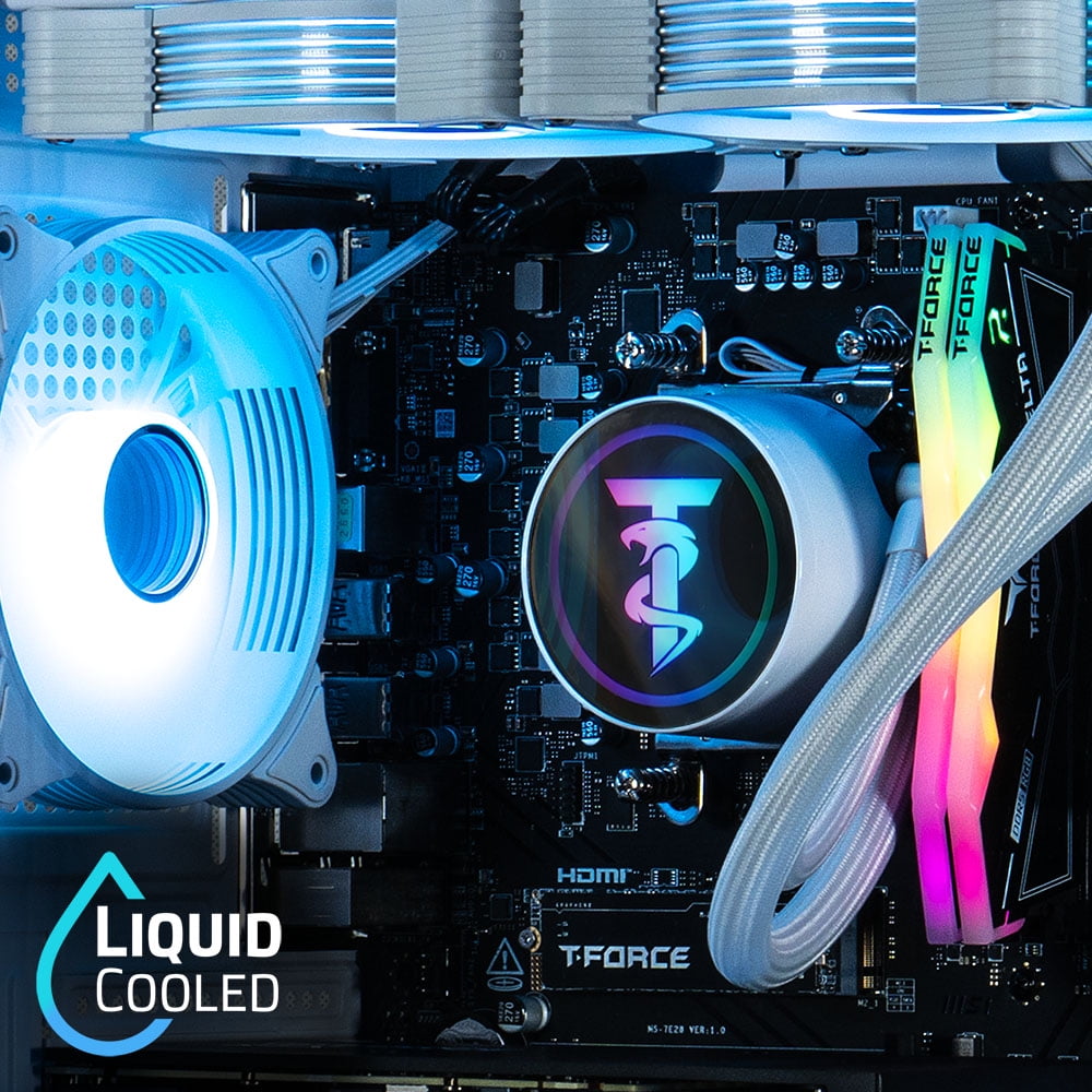 ViprTech Reaper 1.0 Gaming PC, AMD Ryzen 7 8700F 5GHz, RTX 5060 Ti, 16GB DDR5, 1TB SSD Desktop White