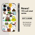 thumbnail image 1 of Mantenga su iPhone seguro y elegante con esta funda de goma TPU de alta calidad, que presenta un diseño creativo y llamativo., 1 of 4