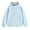 Light Blue, variant on RXIRUCGD Men Casual Fashion Solid Long Sleeve Tops Blouse Hoodie Sweatshirts, Pink, Size: L
