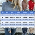 thumbnail image 3 of Women Sweaters High Neck Knit Pullover Button Jumper Long Sleeve Knitted Tops Fine Knitting Sweater Vintage Clothes Elegant Trendy Outfits Fall Winter Pullovers, 3 of 8