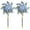Silver, variant on Aodebiao 2pc Reflective Pinwheels , Extra Sparkly Pinwheel for Garden Decor, Bird Devices Deterrent to Scare Birds Away from Yard Patio Farm,Pin Wheels for Lawn and Patio