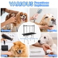 thumbnail image 5 of LEIBOU H-Shape Dog Grooming Arm Pet Supplies Grooming Table Arm with 3 Noose and Clamp Heavy Duty Aluminum Alloy Frame with 35.4” Adjustable Height and 36.2” ~ 50” Adjustable Width Dog Grooming Kit, 5 of 7