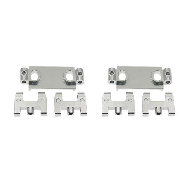Vogacara RC Car Swing Arm Multiusos Reparable Multi-funcional Robusto RC Car Repuestos Útil Kit de brazo oscilante RC resistente al desgaste Plateado Plata 2piezas Vogacara CBP208546