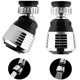 thumbnail image 1 of 2pcs Kitchen Faucet Aerator, Splash Filter Attachment 360 Swivel Saving Diffuser, 1 of 5