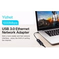 thumbnail image 5 of Network Usb 3.0 To Gigabit Ethernet Usb Adapter 1000Mbps Network Compatible With Windows 10/8.1/8/7/Vista/Xp, Mac Os 10.6 And Above, Linux, No Driver Needed, 5 of 5