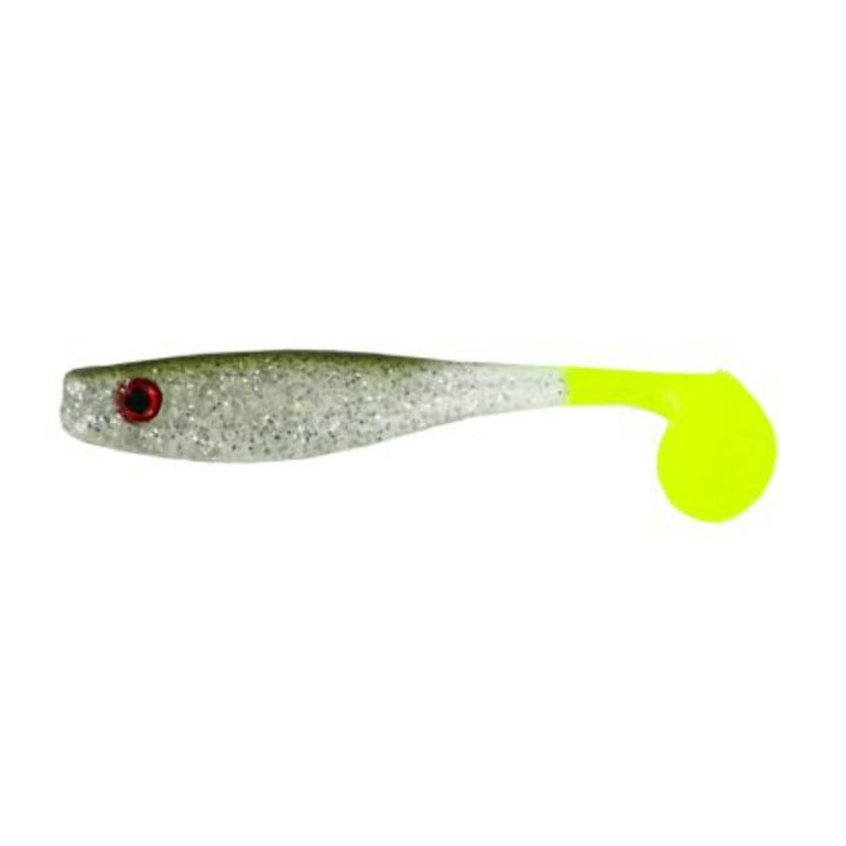 BIG BITE BAITS Suicide Shad 3.5" Swimbait - 5 Pack Bleeding Shad Design For Fishing Lures