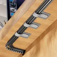 thumbnail image 2 of 10/20Pcs Reusable Cable Organizer Desk Wire Winder Cable Tie Organizer Self Adhesive Cord Rope Holders Cord Protection Straps grey 20pcs, 2 of 6