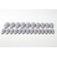 thumbnail image 3 of 24pcs Ballerina False Nails Fake Coffin Long Tips 12 Sizes with Glue (Light Grey), 3 of 7