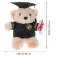 thumbnail image 3 of KAKOWELY Muñeco de peluche de oso de graduación, oso de peluche, regalo de graduación, lindo oso de peluche de doctor., 3 of 5