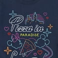 thumbnail image 3 of Disney - Minnie & Minnie - Love At First Bite - Pizza in Paradise - Youth Short Sleeve Graphic T-Shirt, 3 of 5